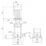 Многостъпална помпа Grundfos CRN 3-3 A-P-A-E-HQQE  🔴 Доставка по заявка - 2
