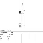 Потопяема сондажна помпа S4 2/14 1HP KIT 4OL 30MT - DAB AMEIRA  🟡 Доставка до 3 дни - S4-2_14_size_chart