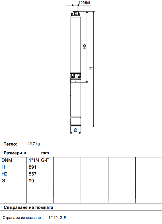 S4-3_13_size_chart Потопяема сондажна помпа S4 3/13 1HP KIT 4OL 30MT - DAB AMEIRA 🟡 Доставка до 3 дни