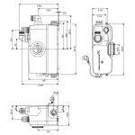 Битова канална система Grundfos Sololift2 WC-3  🟢 В наличност - 97775315_size_chart