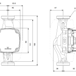 size Циркулационна помпа Grundfos ALPHA2 GO 25-75 180 AUTOADAPT 🟢 В наличност - size