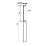 Потопяема сондажна помпа 4" Wilo-Sub TWU 4-0409EM 🟡 Доставка до 3 дни - size_0409