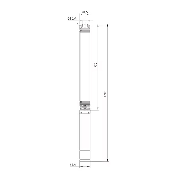size_3.03-21 Потопяема сондажна помпа Wilo Actun INITIAL 3.03-21 🟢 В наличност