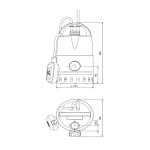 cc7_a1_size_new Потопяема дренажна помпа Grundfos UNILIFT CC7-A1 🟢 В наличност - cc7_a1_size_new