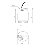 Дренажна помпа Grundfos UNILIFT KP 250 M1 🟢 В наличност - kp250_m1_size