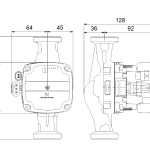Циркулационна помпа Grundfos ALPHA SOLAR 25-75 180 🟢 В наличност - 25_75_180_size