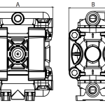 Dimensions Phoenix P20 Мембранна помпа Phoenix P20 🟢 В наличност - Dimensions Phoenix P20