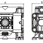 Dimensions Phoenix P8 Мембранна помпа Phoenix P8 🟢 В наличност - Dimensions Phoenix P8